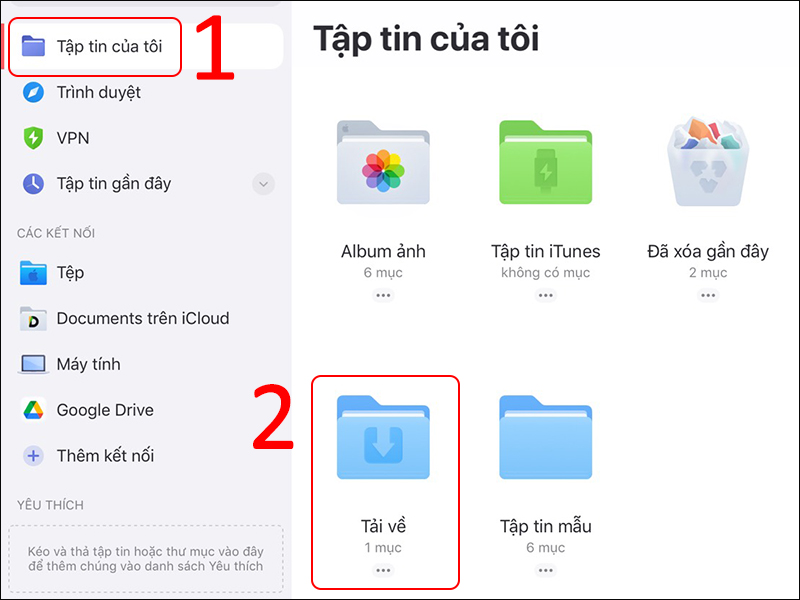 Xem lại video đã tải